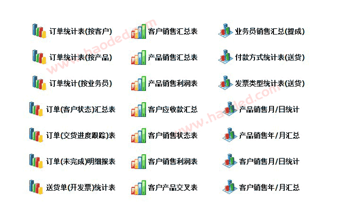 送货单软件统计表