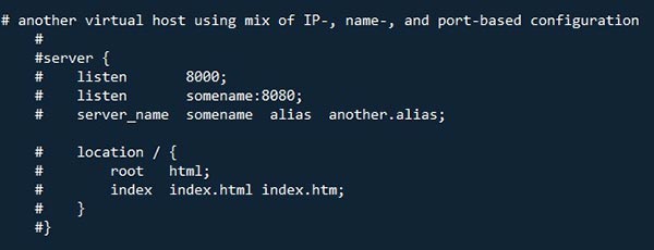 Nginx Virtual Host多站点配置详解 